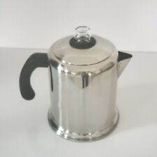 Farberware Stainless Stove Top Percolator Coffee Pot 4-8 Cups Camping Travel Fun picture