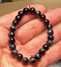 Natural Blue Tiger Eye Gems Beads Bracelet picture