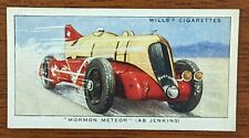 1938 Wills Speed Cigarette Card # 18 Mormon Meteor and AB Jenkins  picture