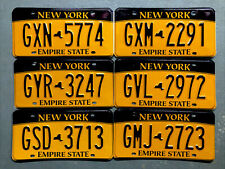 ONE EXPIRED 2018 NEW YORK LICENSE PLATE EMPIRE STATE RANDOM LETTERS/NUMBERS picture