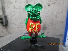  rat fink vintage rare ed roth hand painted  ratrod hotrod car hood ornament  picture