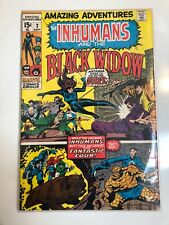 Amazing Adventures #2 Black Widow Inhumans Marvel 1970 picture