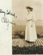 1908 Woman Dress Avalon Catalina Bay Island California CA RPPC Photo Postcard picture