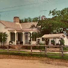 Postcard TX Johnson City President Lyndon B. Johnson's Boyhood Home Teich 1965 picture
