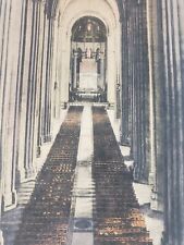 C 1910 Cathedral St John Divine NY High Altar From Great Bronze Doors Postcard picture