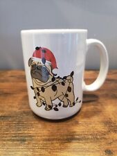 Merry Pugmas Tree Dog Christmas Ceramic Coffee Mug picture