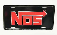 NOS Red - Metal Stamped Novelty Gift License Plate for Car or Truck  picture