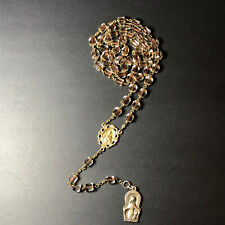 VTG Rosary Glass Beads Mission Our Lady Of Mercy 1887-1962 Chicago Made Italy picture