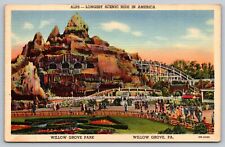 Postcard Alps Longest Scenic Ride In America Willow Grove Park Willow Grove  Pa picture