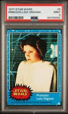 1977 Topps Star Wars #5 Princess Leia Organa PSA 9 MINT picture