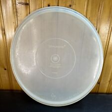 Large vintage Tupperware LID 224-11 tupper- seal Clear picture