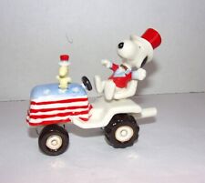 Lenox Independence Day Patriotic Snoopy and Woodstock on Tractor Figurine picture
