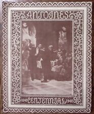 ORIGINAL 1840-1940 100 YEAR CENTENNIAL MENU ANTOINE'S RESTAURANT NEW ORLEANS W97 picture