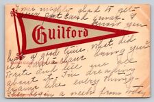 c1910 Pennant Guilford College North Carolina 563A picture