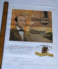 VERY RARE 2007 CF MARTIN GUITAR AUTHORIZED DEALER POSTER GREAT FOR YOUR ROOM picture