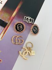 Lot of 5 Chanel Gucci buttons and zipper Pulls picture