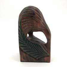 Kauri Wood New Zealand Wooden Hand Carved Small Kiwi Bird Figurine picture