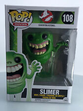 Funko POP Movies Ghostbusters Slimer #108 Vinyl Figure DAMAGED BOX SEE PICS picture