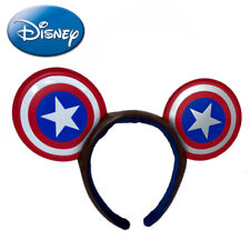 Rare Super Soldier Exclusive New Disney*Parks Ear Captain America Ears Headband picture