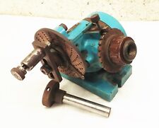Vtg Carroll Indexing dividing head 4NS collet chuck tailstock milling tool picture