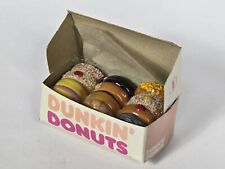 Vintage 1980s DUNKIN DONUTS Fridge Magnet dozen little donuts picture