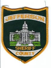 HARD TO FIND Jefferson County Florida FL Sheriff duty-worn patch picture