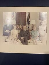 President Richard Nixon The White House Official Family Large Photo Color 1969 picture