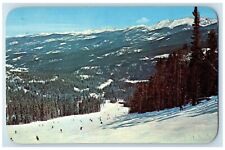 1972 View Of Lower Cranmer Run Ski Trails Winter Park Colorado CO Postcard picture