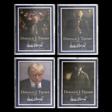 US President Donald Trump Cards 4pcs/set Fans Memory Gift Collectibles Crafts picture