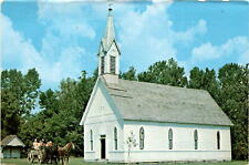 Parke County, IN St. Joseph's Church History Postcard Mitchell Floyd Bridgeton picture