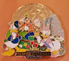 Disney 100123 WDW 2014 Jumbo Flower & Garden Festival Donald Daisy LE Pin picture