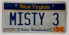 2018 WEST VIRGINIA Vanity License Plate - WV #MISTY 3 picture