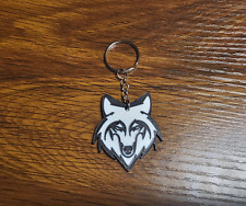 Wolf Customizable Keychain | 3D Printed picture