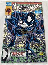 Spider-Man #13 Signed Stan Lee & Todd McFarlane NM Spider-Man 1 Homage Cover picture