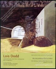 2008 Lois Dodd Night Tunnel of Vail painting NYC gallery show vintage print ad picture