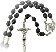 Dicksons Pope John Paul II, Crucifix with Black Beads Metal 19.5-Inch Catholic picture