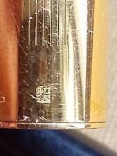 RARE AUTHENTIC WATERMANS plaque OR G GOLD PLATED Fountain PEN picture