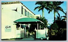 Gatti's Restaurant Miami Beach FL Postcard **J. Edgar Hoover's Autograph c1967** picture