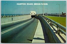 Hampton Roads Bridge-Tunnel, Virginia -  Postcard picture