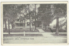 Pittsfield, MA Town Hall 1900s Postcard 1909  Housatonic Hall, VTG  picture