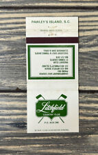 Vintage Litchfield Country Club Pawleys Island Matchbook Cover Advertisement￼ picture