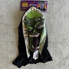 Vintage Swamp Halloween Pumpkin Time Latex Monster Mask New With Tags picture