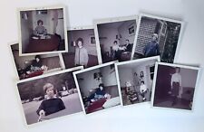 Lot Of 9  Photographs Of Anonymous People  Early 1960s Era picture