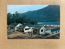 Postcard Gauley Bridge WV West Virginia Edgewater Steak House Motel Gas Station picture