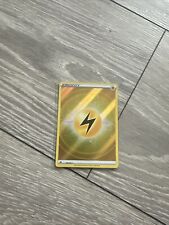 Electric Lightning Energy Holo 155/159 - Crown Zenith Pokemon -  NEAR MINT picture