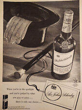 1948 Original Esquire Art Ad Advertisement Sir John Schenley Blended Whiskey picture