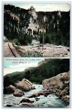 1909 Nature Beauty Spot Multiview River Hills Black Hills South Dakota Postcard picture