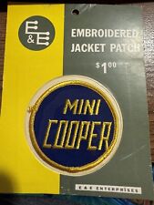 Vintage Mini Cooper Patch - NEW IN PACKAGING picture