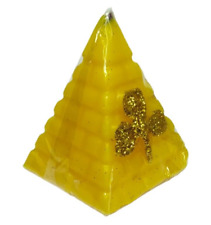 Yellow Pyramid Scented Candle Vela Piramide Perfumada For Good Luck, Success, Be picture