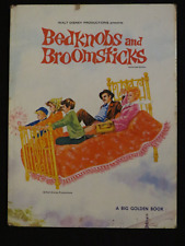 Vtg. 1971(1st Edition)Big Golden Book WALT DISNEY'S BEDKNOBS AND BROOMSTICKS HC picture